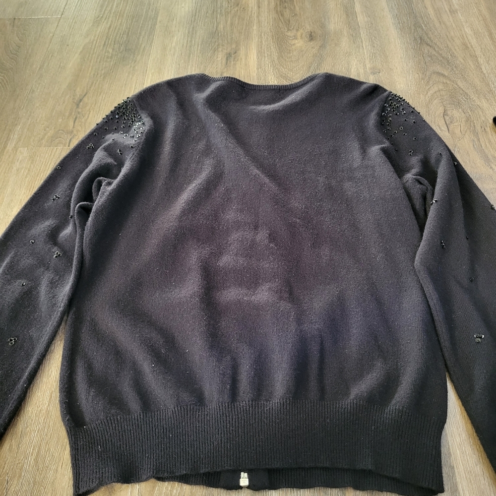 MICHAEL Michael Kors Black Embellished Knit Cardigan & Shell Set - Picture 11 of 15